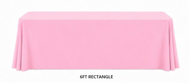 6ft Pink Linens