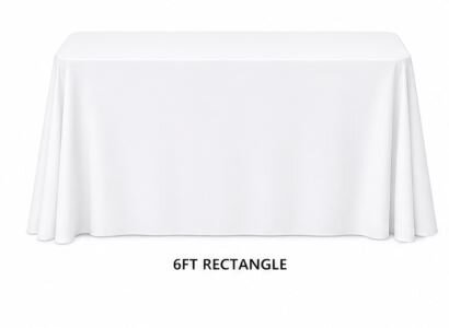 6ft White Linens
