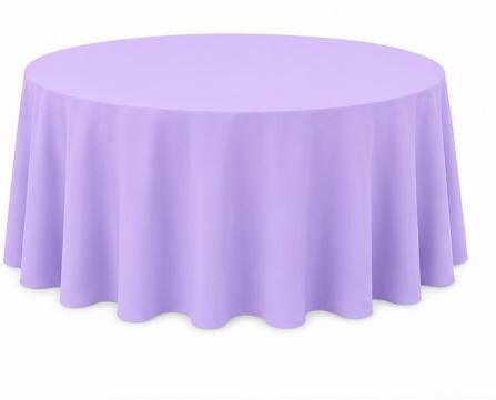 72in Lavender Round Table Linens