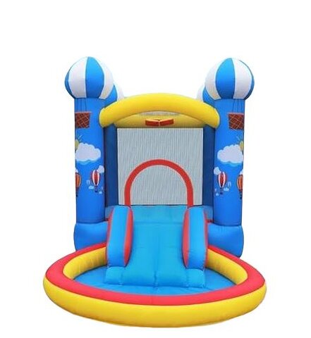 Hot Air Balloon Bounce House Combo 4 in 1