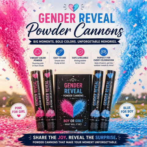 Gender Reveal Powder Cannons