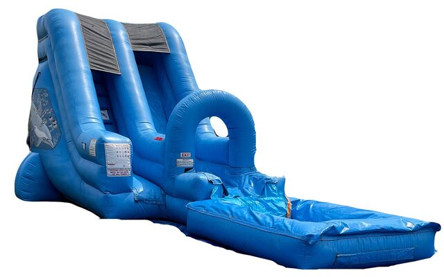 16ft Blue Magic Water Slide