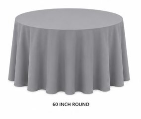 60in Round Gray Linens