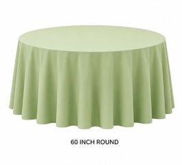 60in Green Round Table Linens