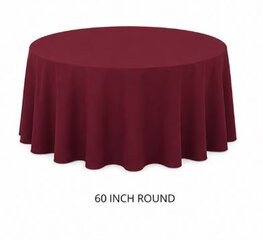 60in Maroon Round Table Linens