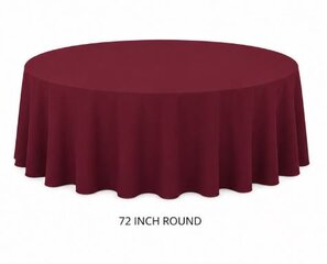 72in Maroon - Round Table Linens