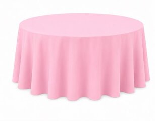 72in Pink Round Table Linens