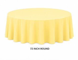 72in Yellow Round Table Linens