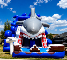 The Megalodon - 24FT Dual Lane Slide 