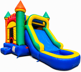 Mega Waterslide Combo - Large Pool 