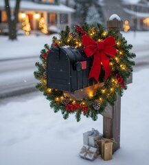 Mail Box - Christmas Decor