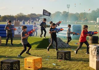 The Recruit Nerf War Zone Package