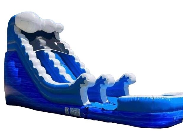 Blue Kahuna 16ft Waterslide with Large Pool 