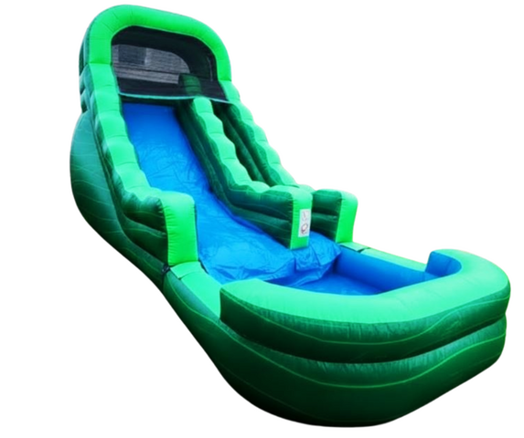 The Gecko  18ft Waterslide w/ Huge Pool
