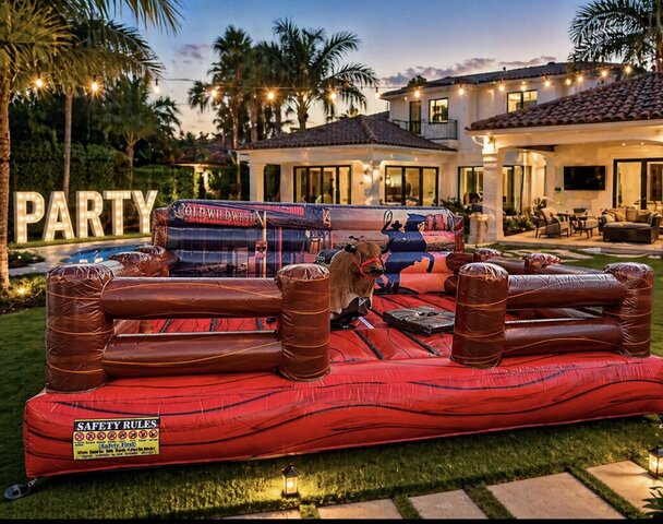 MECHANICAL BULL(4 hrs) comes with an attendant 