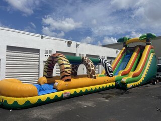 Jungle Slide with slip slide