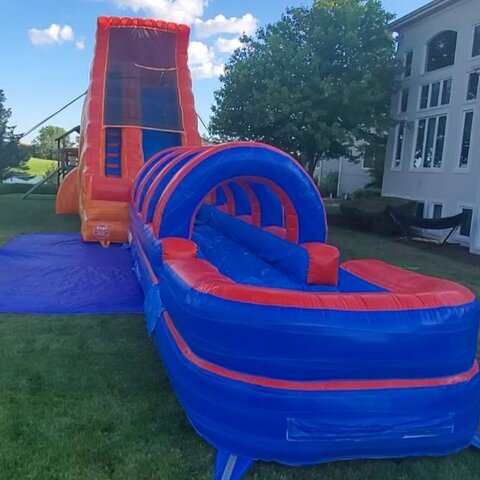 Winfield Bounce House rentals, 22'H VOLCANO SUPER SLIDE