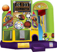 Sport Bounce House for rent In Lyions Illinois