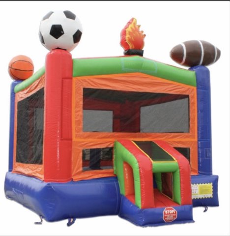 Sports Bounce House 14LX14WX15H Orig:$170