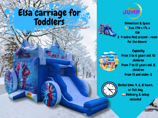 Elsa carriage for Toddlers  