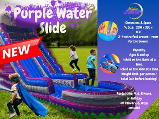 Purple Water Slide  Dry Use
