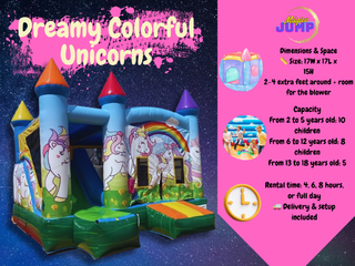 Dreamy Colorful Unicorns