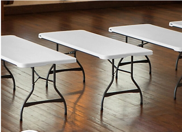 6 Ft tables