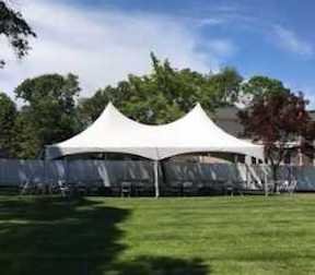 20' x 30' High Peak Frame Tent (White) Sidewalls Not Included
