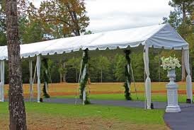 10' x 50' Marquee Frame Tent (White) Sidewalls Not Included