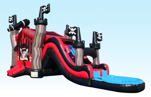 Pirate Bounce House/Slide Combo (wet or dry)