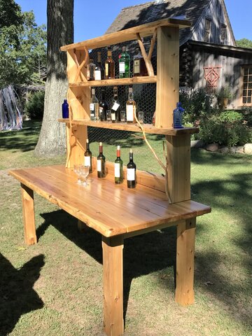 6' Classic Hutch with Branch-work & Table