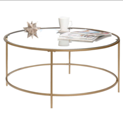 Gold Round Coffee Tables