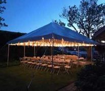 40 Person Frame Tent Package (White) 1P Sidewalls Not Included