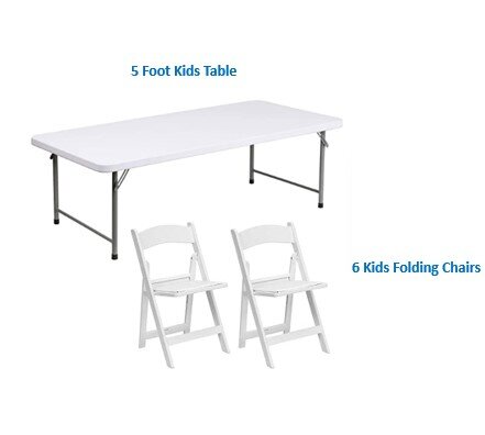 KIDS TABLE AND CHAIR SET 