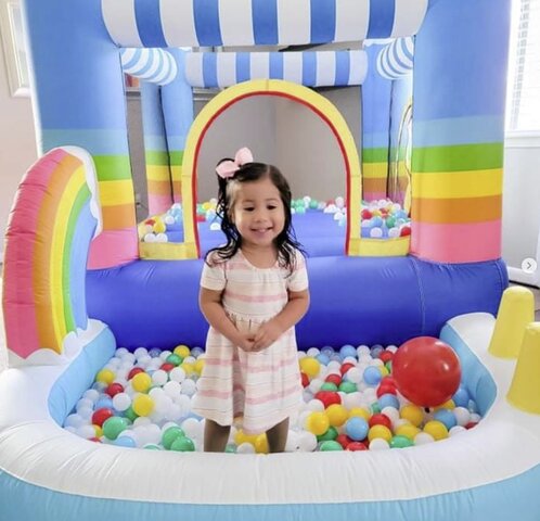 RAINBOW TODDLER BOUNCE HOUSE