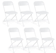 WHITE EVENT FOLDED CHAIRS