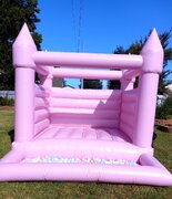 Pink Bounce House Castle (Pitballs Included) 