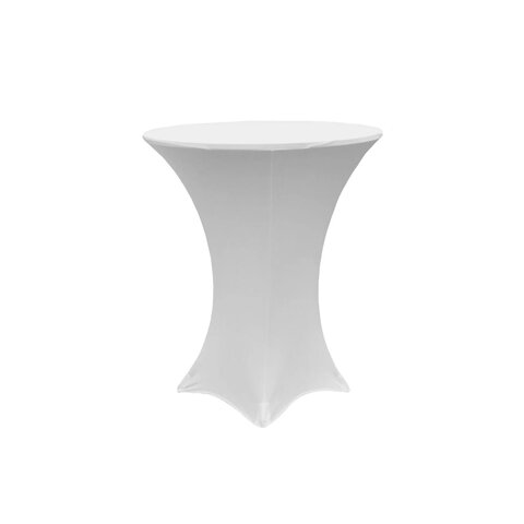 Cocktail Table Spandex White Tablecloth