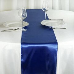 Satin Blue Table Runner