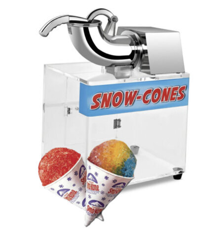 Large Countertop Sno-Cone Machine - 50 Servings Included
