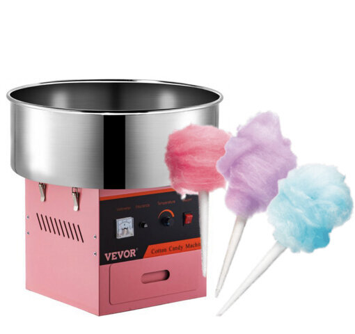 Large Countertop Cotton Candy Machine - 50 Servings Included
