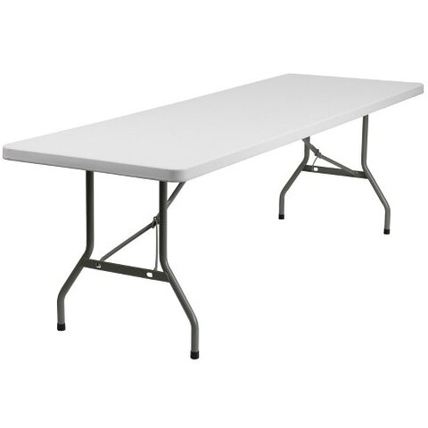 8ft White Indoor/Outdoor Tables