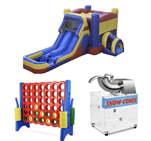 Bounce House & Slide Party Package