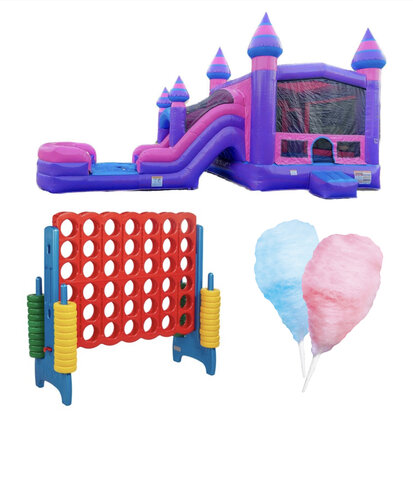 Princess Party Package w/ Cotton Candy & Jumbo Connect 4