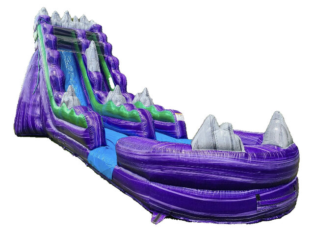 21ft Purple Haze Single Lane Waterslide