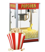 Large Countertop Popcorn Machine - 50 Servings Included