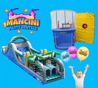 Tropical Obstacle Course & Dunk Tank Party Package
