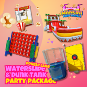 Deluxe Double Lane & Dunk Tank Party Package 