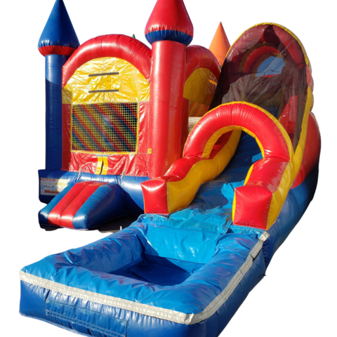 waterslide bouncy