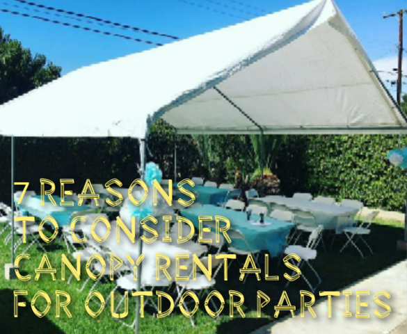 Choosing canopy rentals 